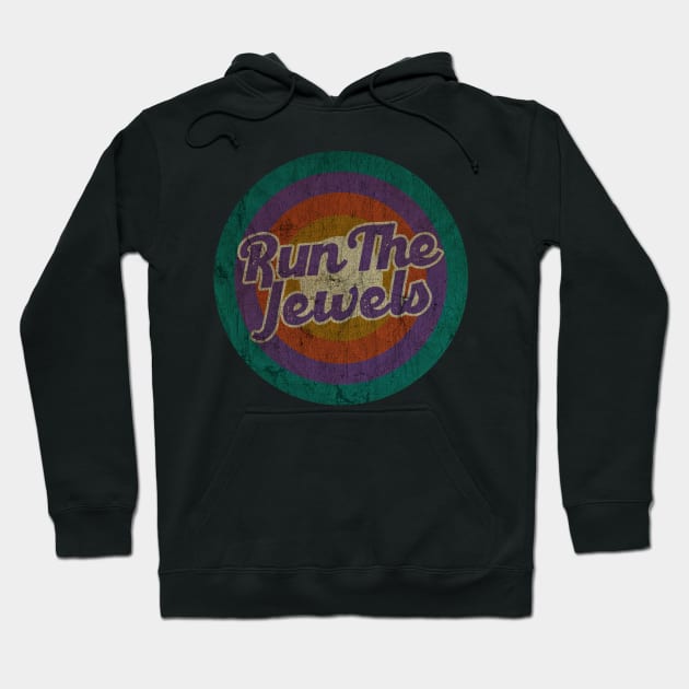 Run The Jewels - Retro Circle - DESIGN -  Vintage Hoodie by testerbissnet